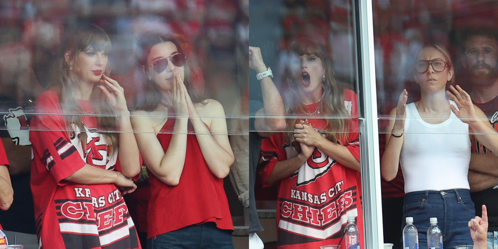 Este and Danielle Haim Brought Bestie Vibes and Cheered on the Chiefs With Taylor Swift