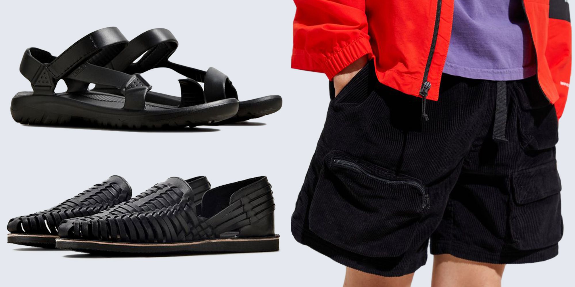 men's huarache sandals urban outfitters