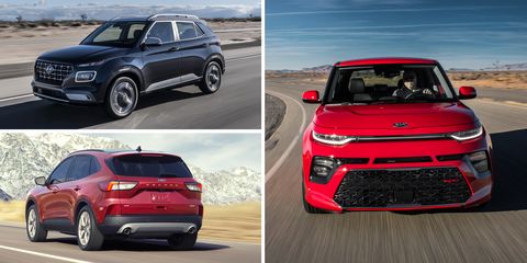 2019 2020 Non Hybrid Crossovers And Suvs With The Highest Mpg