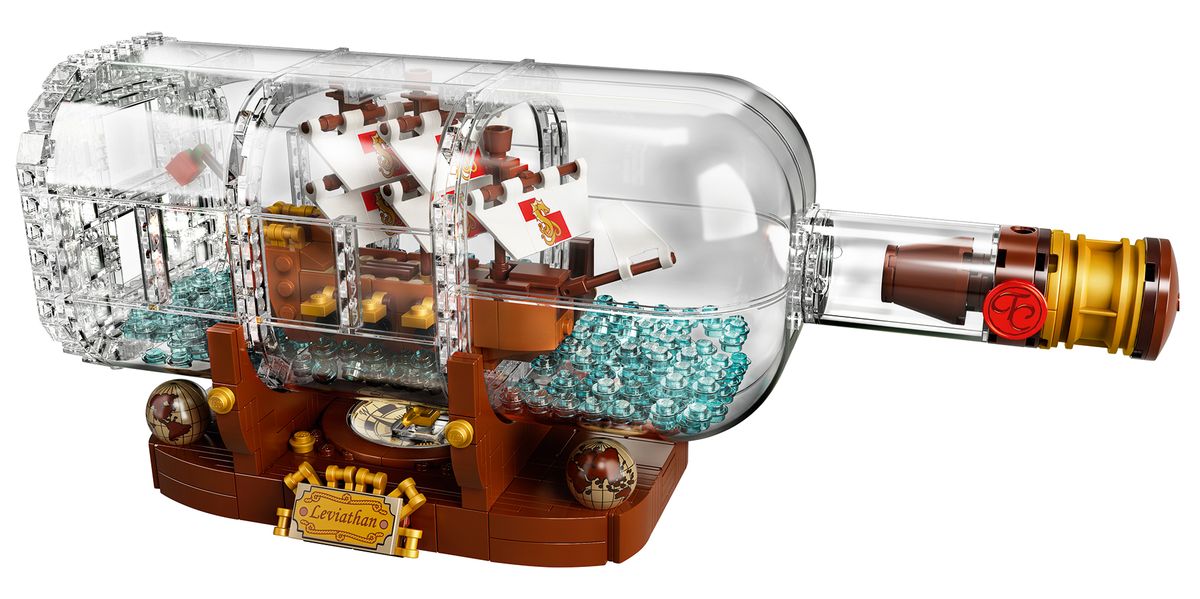 What's Not To Love About This Lego Ship in a Bottle