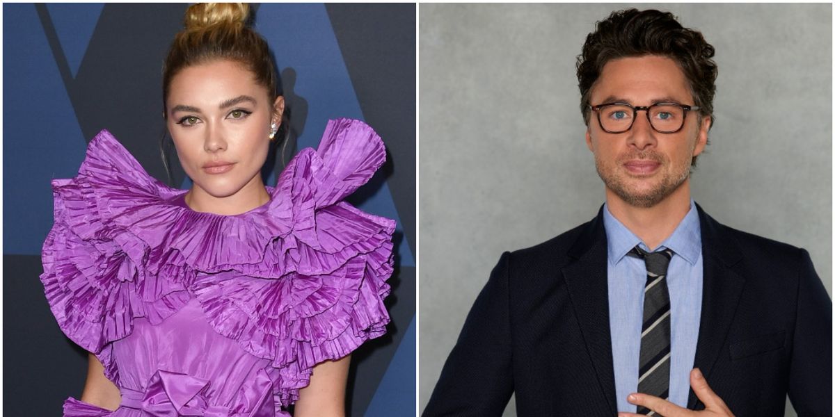 Florence Pugh and Zach Braff's Dating Timeline - How Did Florence Pugh ...