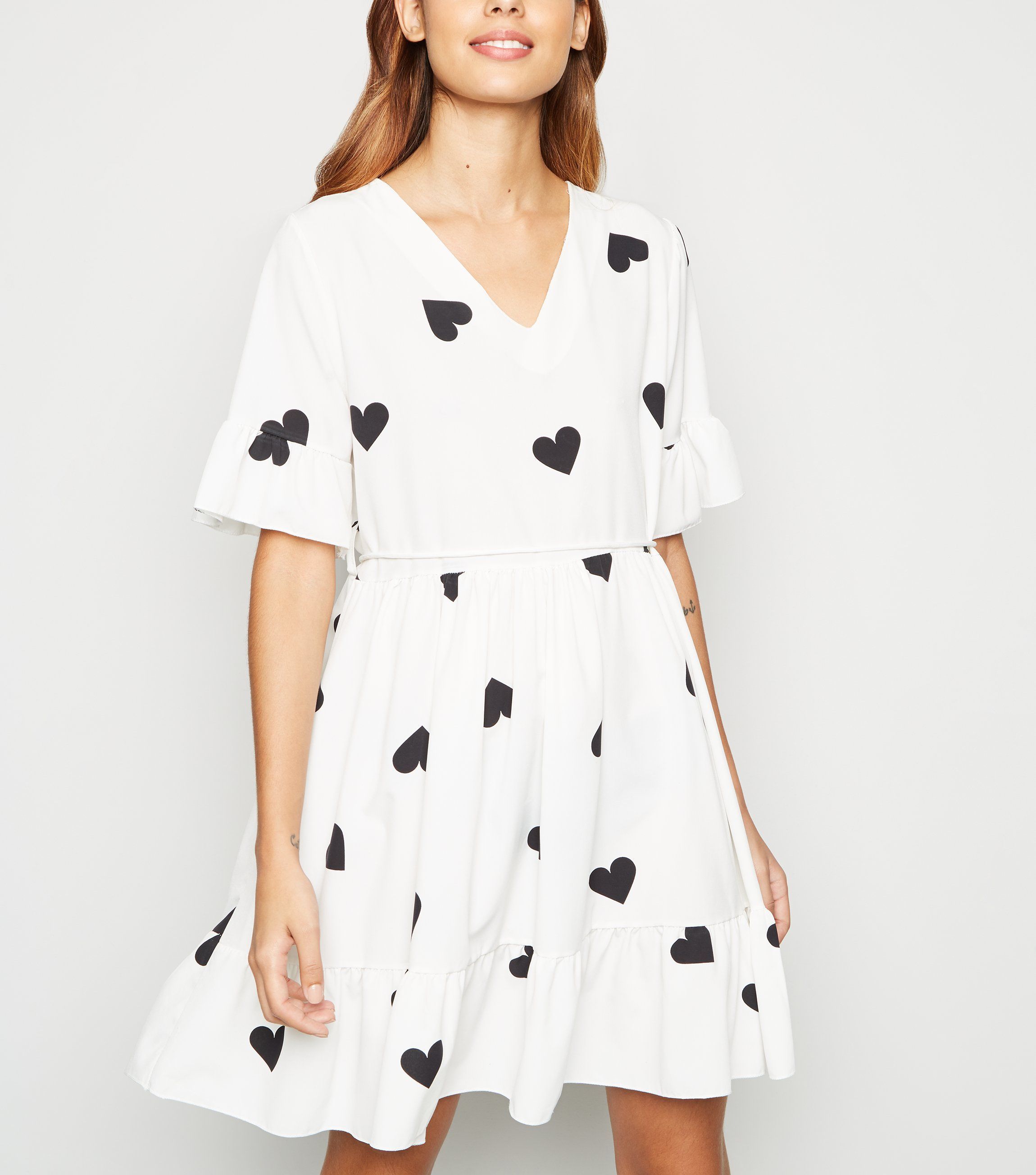 love heart tea dress