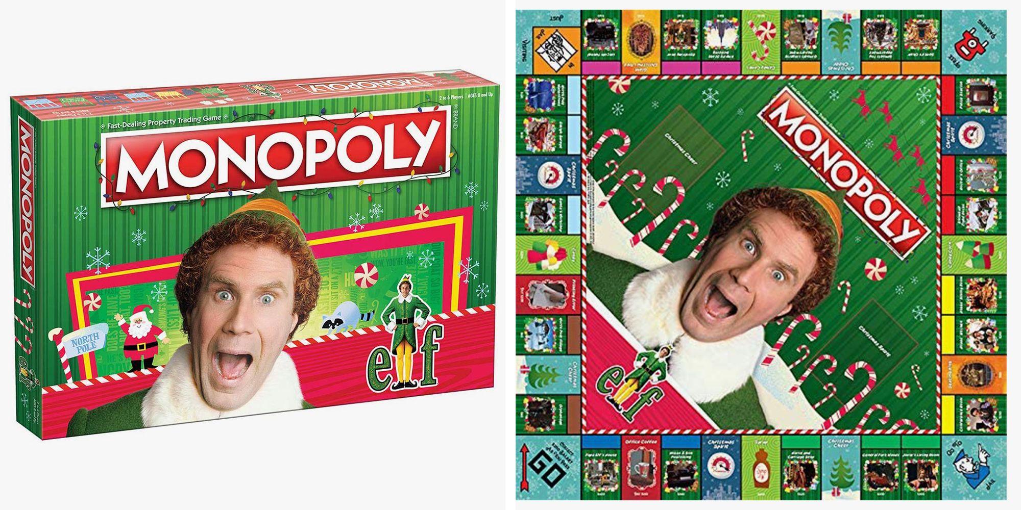 The New Elf Monopoly Is Filled With Iconic Pieces Characters And Quotes From The Movie