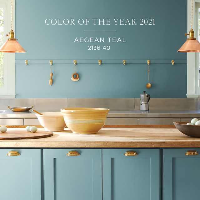 Benjamin Moore 2021 Color Of The Year Aegean Teal - Bathroom Paint Colors 2020 Benjamin Moore