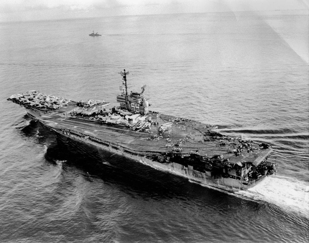 50 Years Ago, a Deadly Fire Almost Sunk the World's First 'Supercarrier'