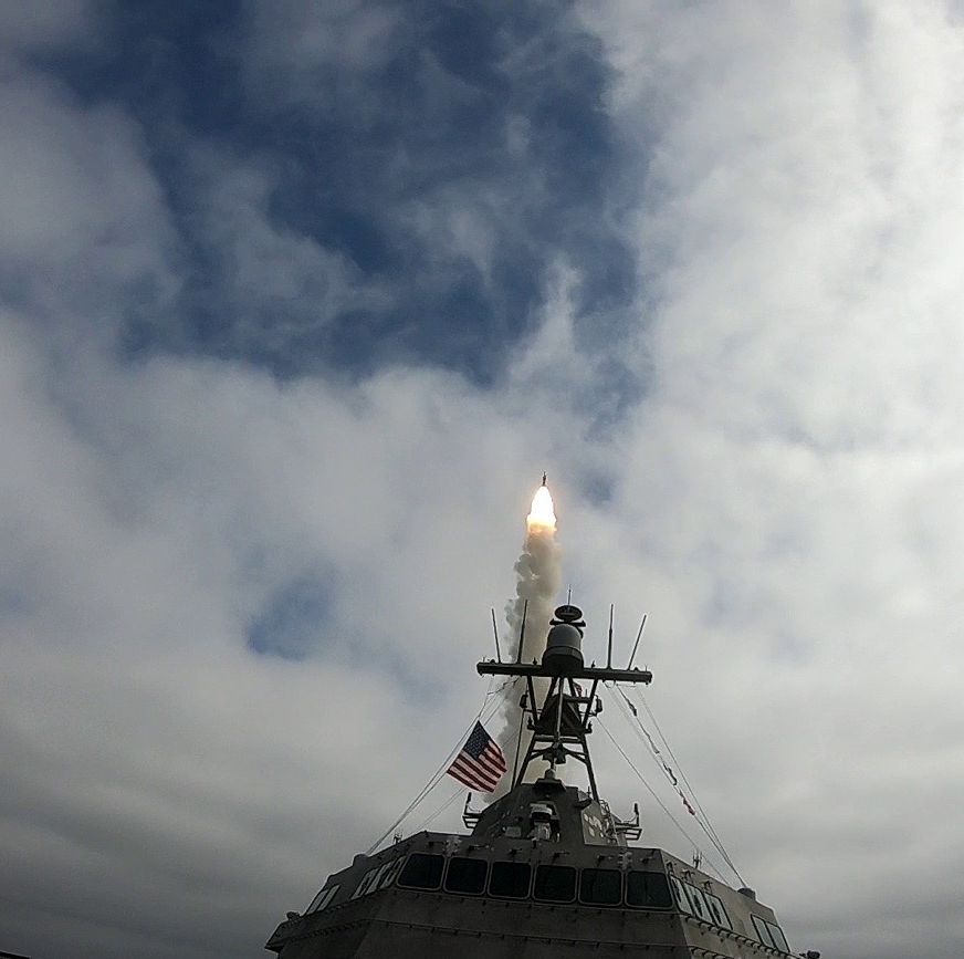 The Navy Test-Fired a Powerful Supersonic Missile From One of Its Tiniest Ships