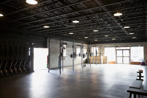 Vacant gym gym equipment Vacant gym gym equipment