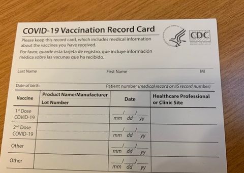 Image result for cdc vaccine card