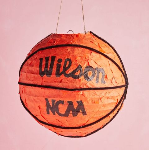 basketball shaped valentines box