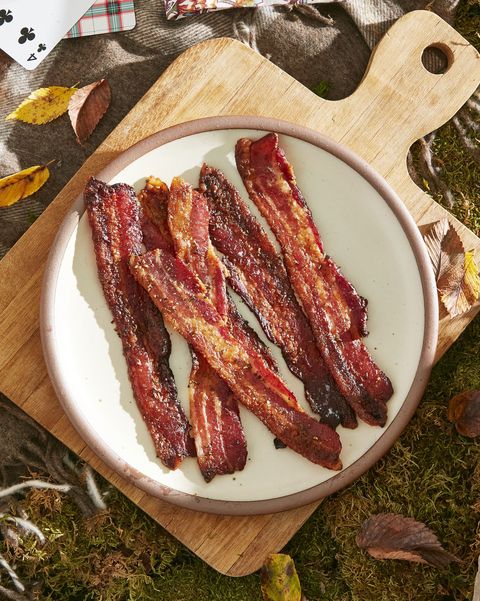 brown sugar and rosemary glazed bacon