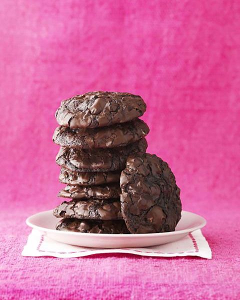 valentines day chewy chocolate cookies