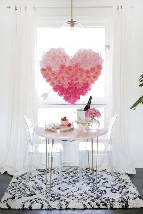 valentine's day craft ideas hanging flower