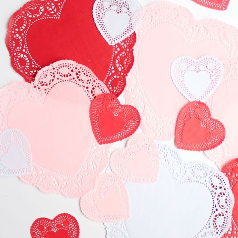 valentine's day craft ideas heart doily