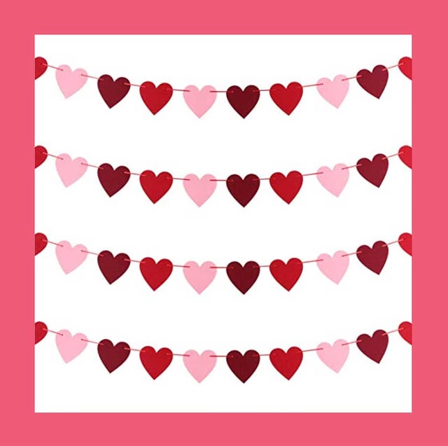 valentines day decorations on amazon heart banner and valenintes day gnomes