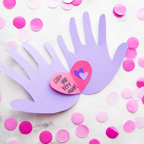 valentines day handprint crafts