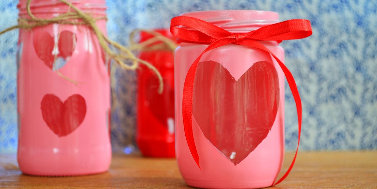 29 Best Valentine S Day Mason Jars Diy Valentine S Day Mason Jar Craft Ideas