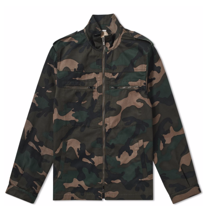 chaqueta militar pull and bear