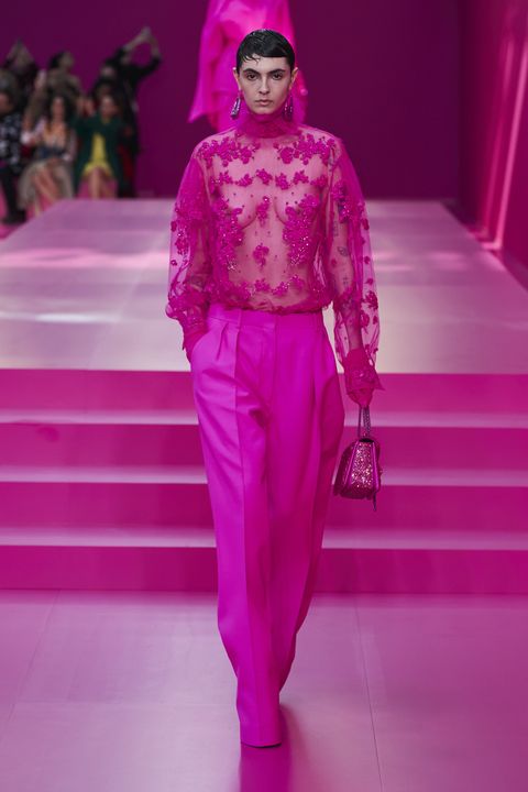 valentino pink pp color pink fashion autumn winter 2022 2023