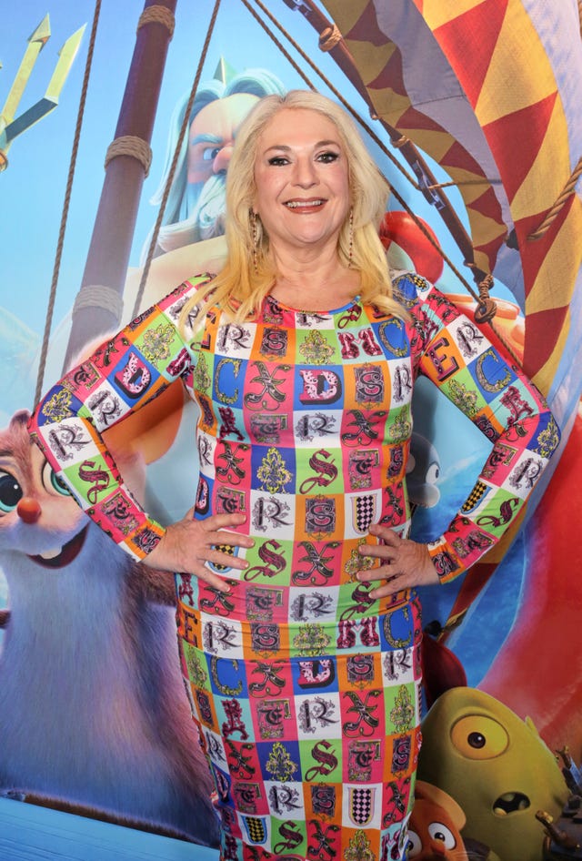 london, england february 05 vanessa feltz attends a gala screening of epic tails at vue leicester square on february 5, 2023 in london, england photo by david m benetthoda davainedave benettwireimage