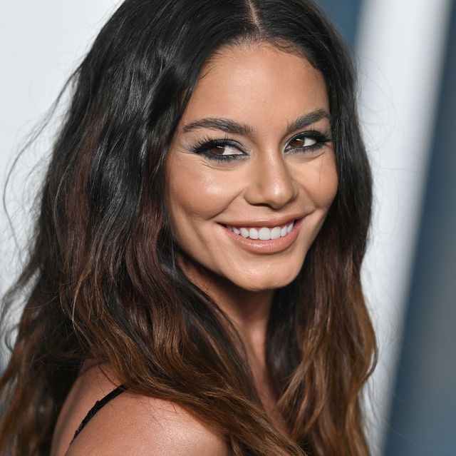 Vanessa Hudgens curly, shaggy fringe is straight out of the '70s