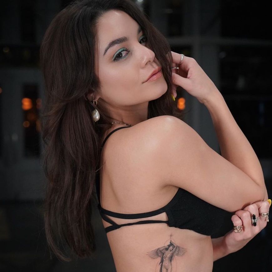 High School Musical's Vanessa Hudgens unveils new naked tattoo
