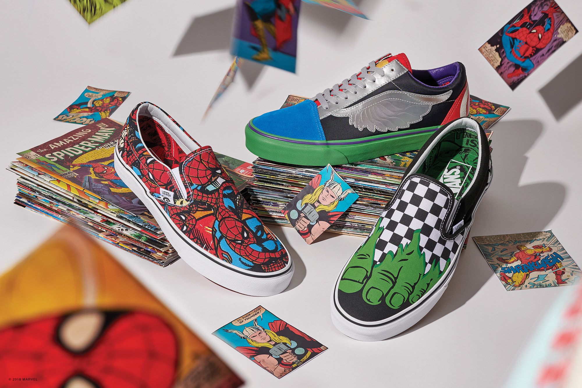 zapatillas vans avengers