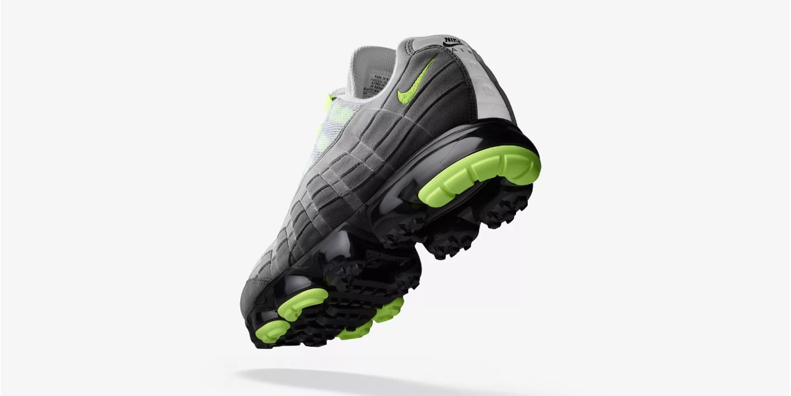 Nike Air VaporMax 95 "Black & Volt & Dark Pewter" - Shoe Releases