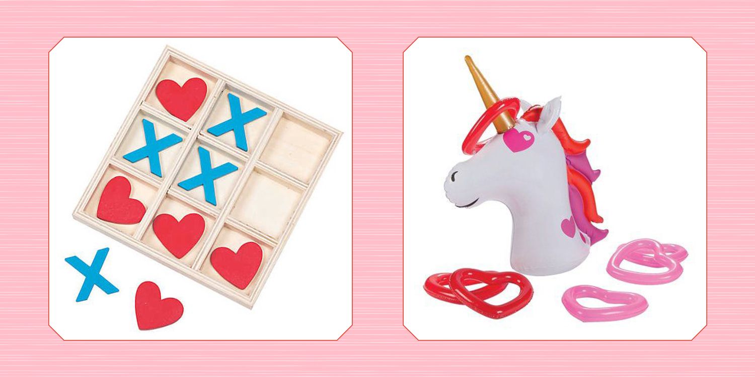 V-Day Classroom School Party Supplies Favors Pin The Hearts on The Llama Valentine/’s Day Games for Kids