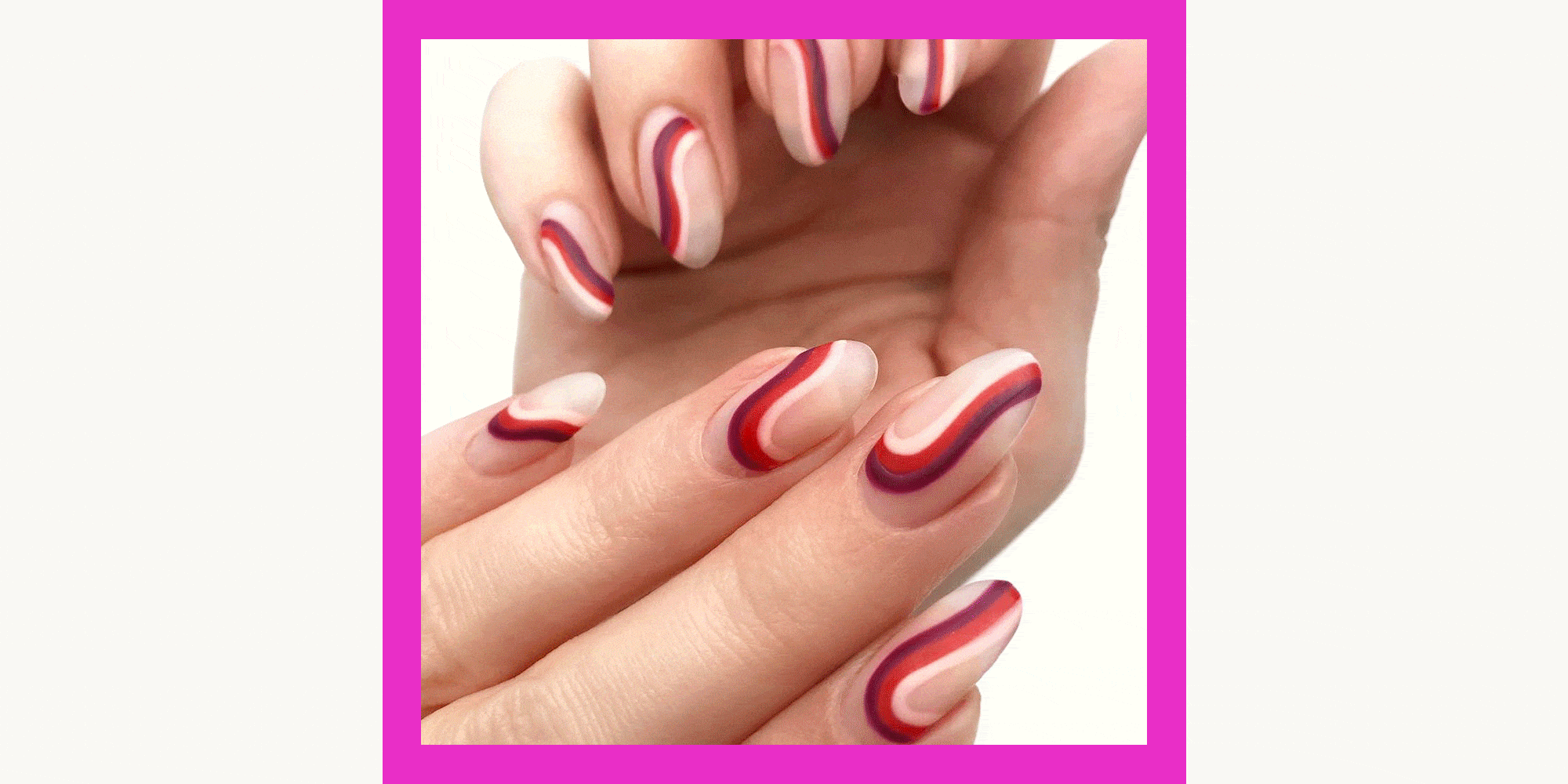 4. Bold Metallic Gold and Red Valentine's Day Nail Art Tutorial - wide 7