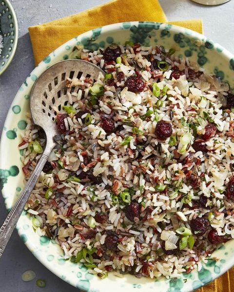 wild rice and cider cranberry pilaf