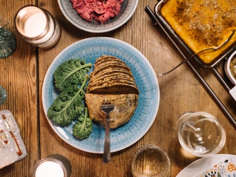 Vegan christmas steak ham Seitan Vegan christmas steak ham Seitan