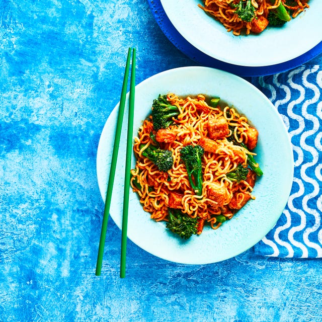 Vegan Crispy Tofu Noodles