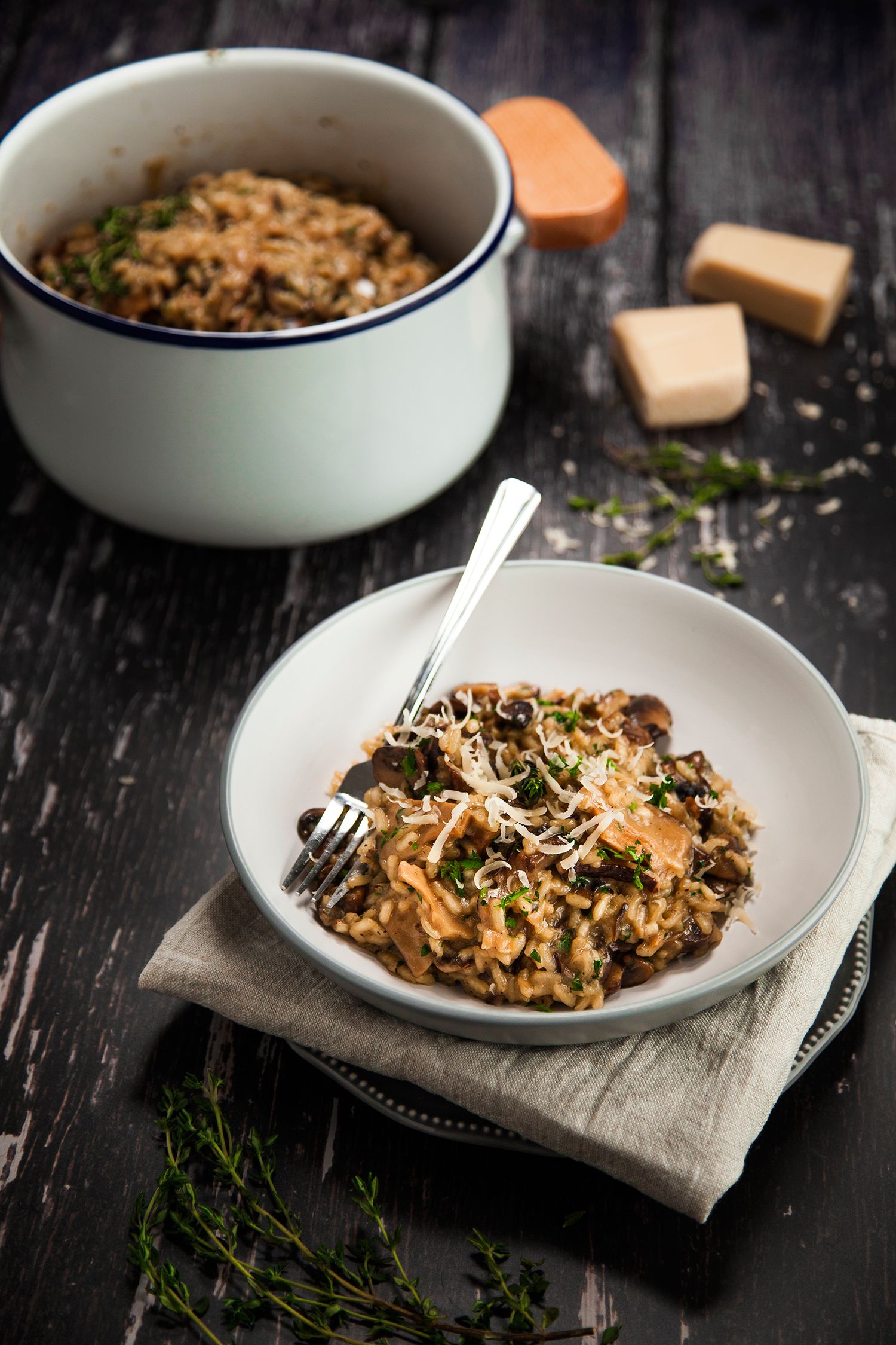 Vegan Mushroom Risotto