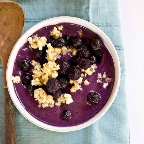 Vegan Wild Blueberry Cheesecake Smoothie Bowl Vegan Wild Blueberry Cheesecake Smoothie Bowl