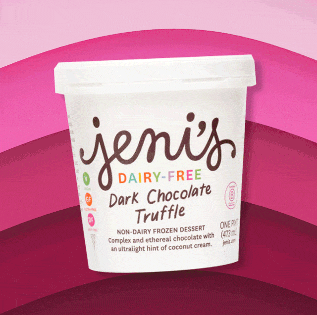 Product, Pink, Font, Material property, Gelato, Advertising, Label, 