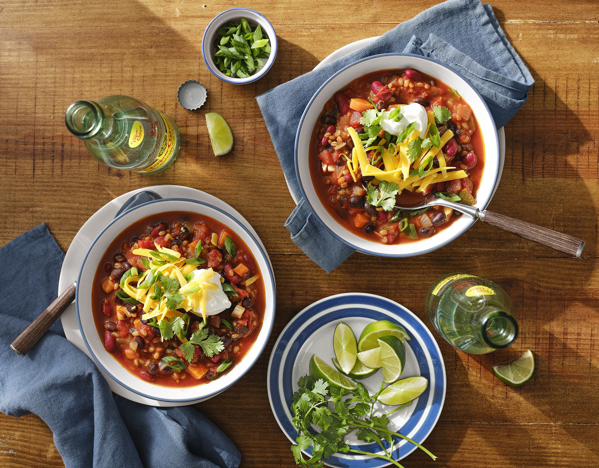 Vegetarian Chili with Grains and Beans-image