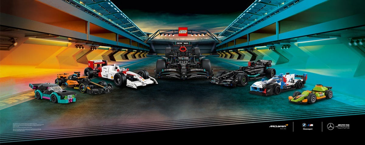 Lego Launches Senna McLaren MP4/4 F1 Set and Other Racing-Inspired Kits