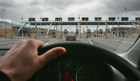 GBR: Vehicles On The M6 Toll Road