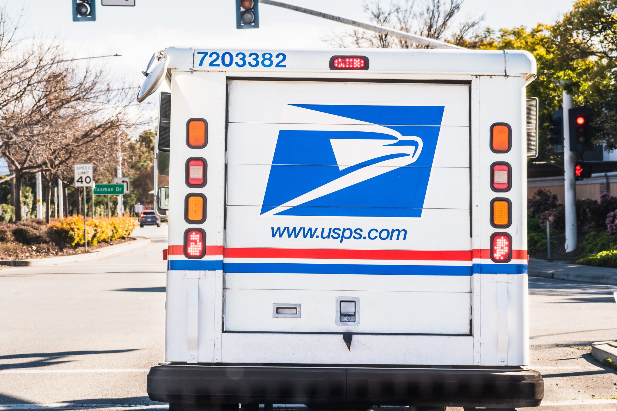 postal service kid's toy truck
