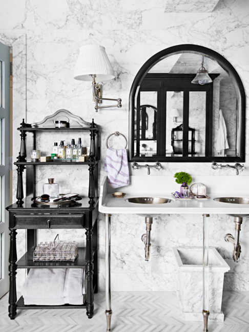 bathroom decorating ideas black and white