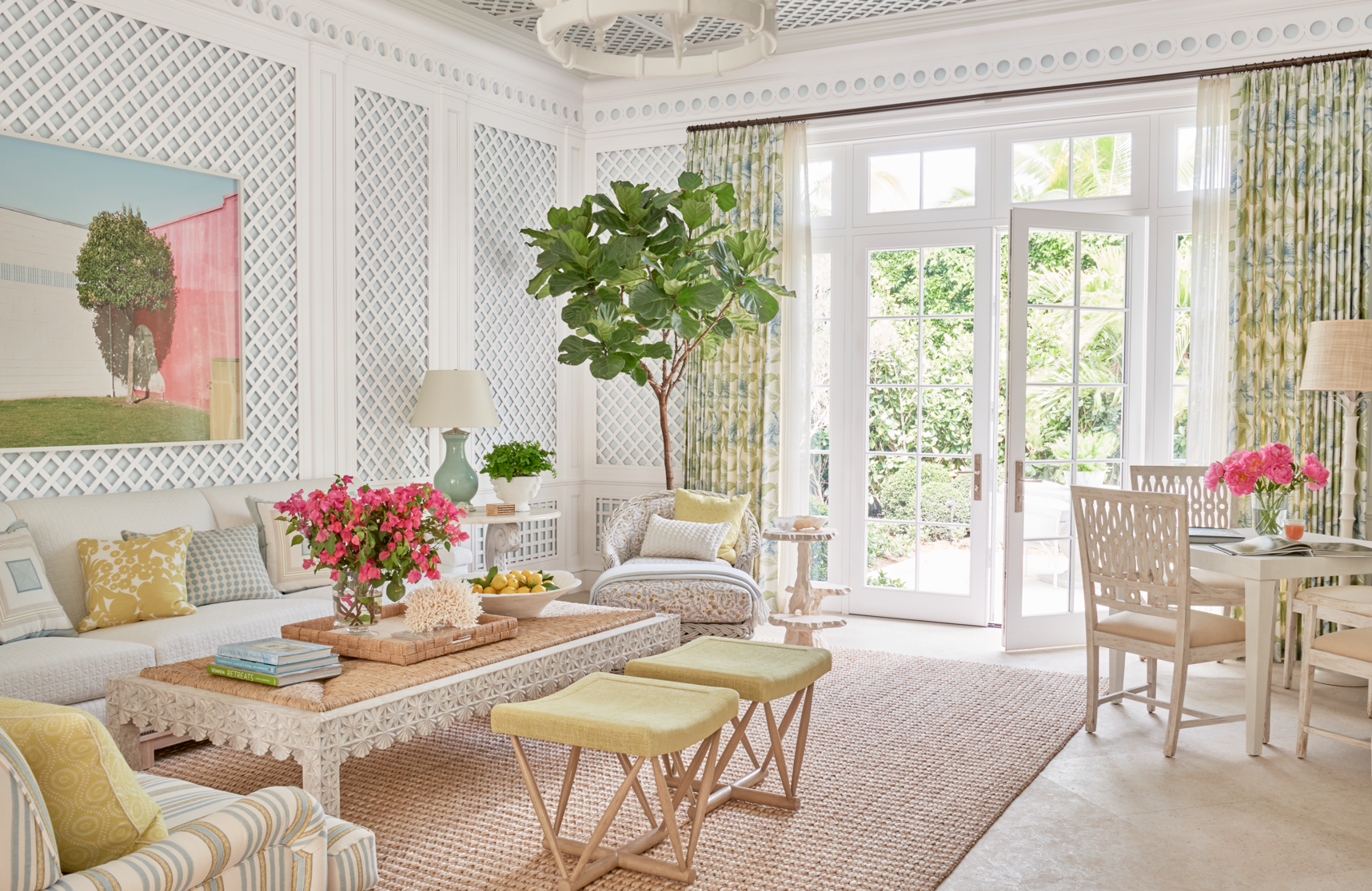 Palm Beach Home Tour See Inside The Crisp And Fresh Florida Mansion