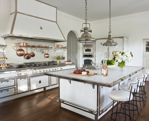 palm beach mansion kitchen