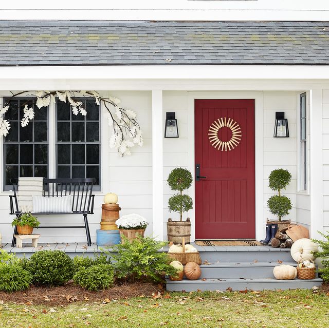 27 Fall Door Decorations Fall Decor Ideas For Your Front Door