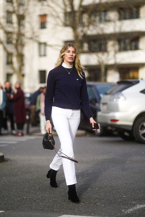 Pantalones blancos: clases de estilo para llevarlos en invierno