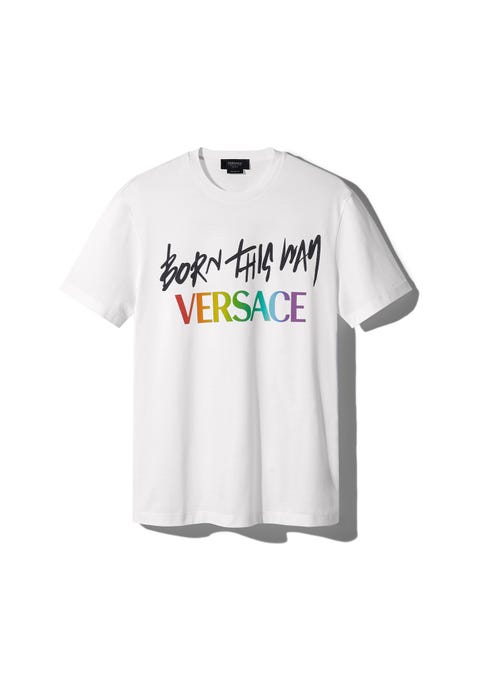 versace born this way pride collection lady gaga donatella versace rainbow lgbtqia