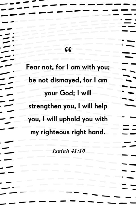 verses about fear