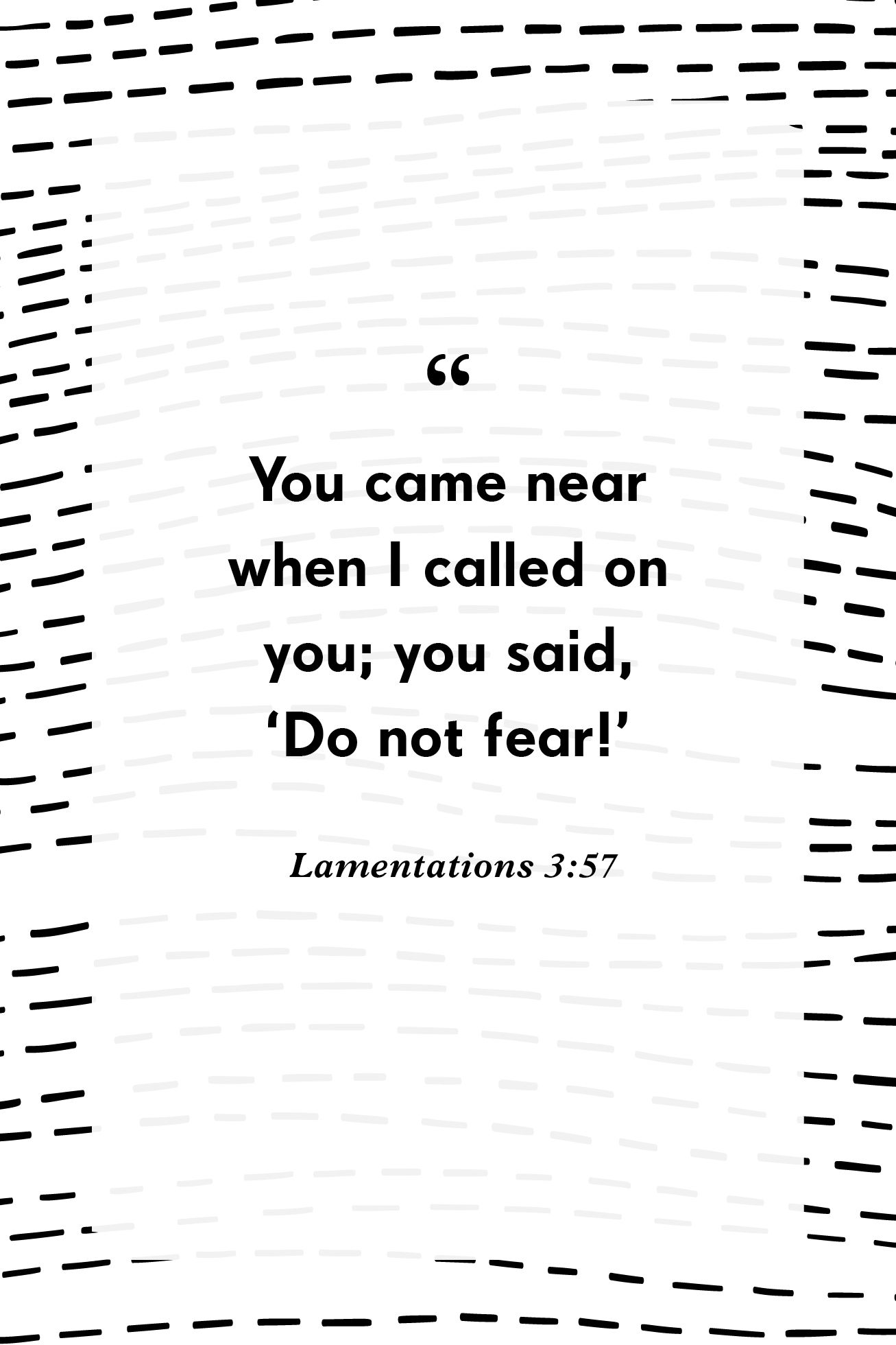 jesus said do not fear