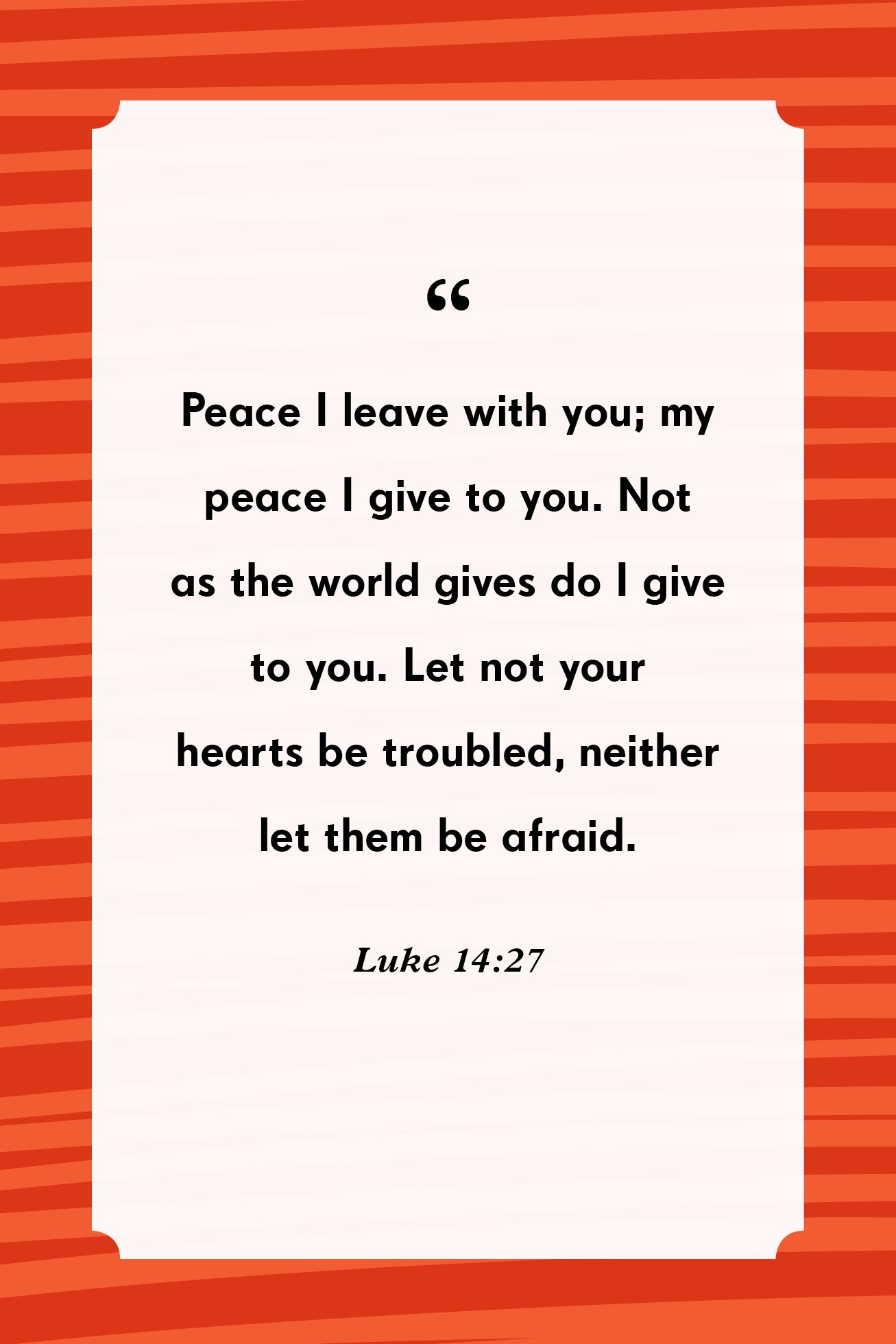 do not give into fear