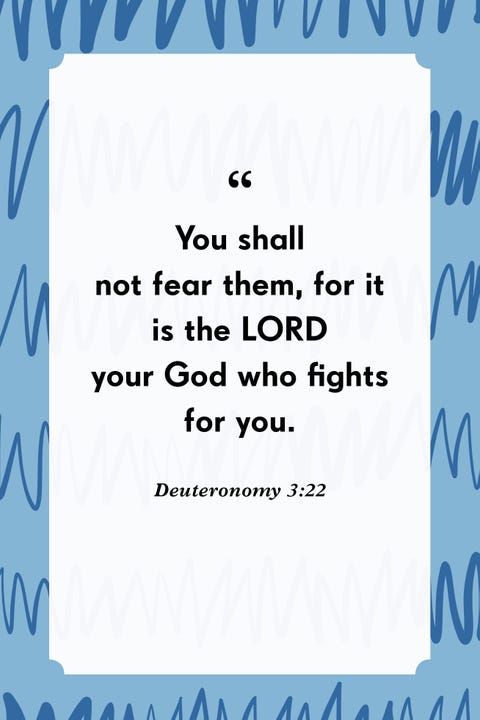 verses about fear