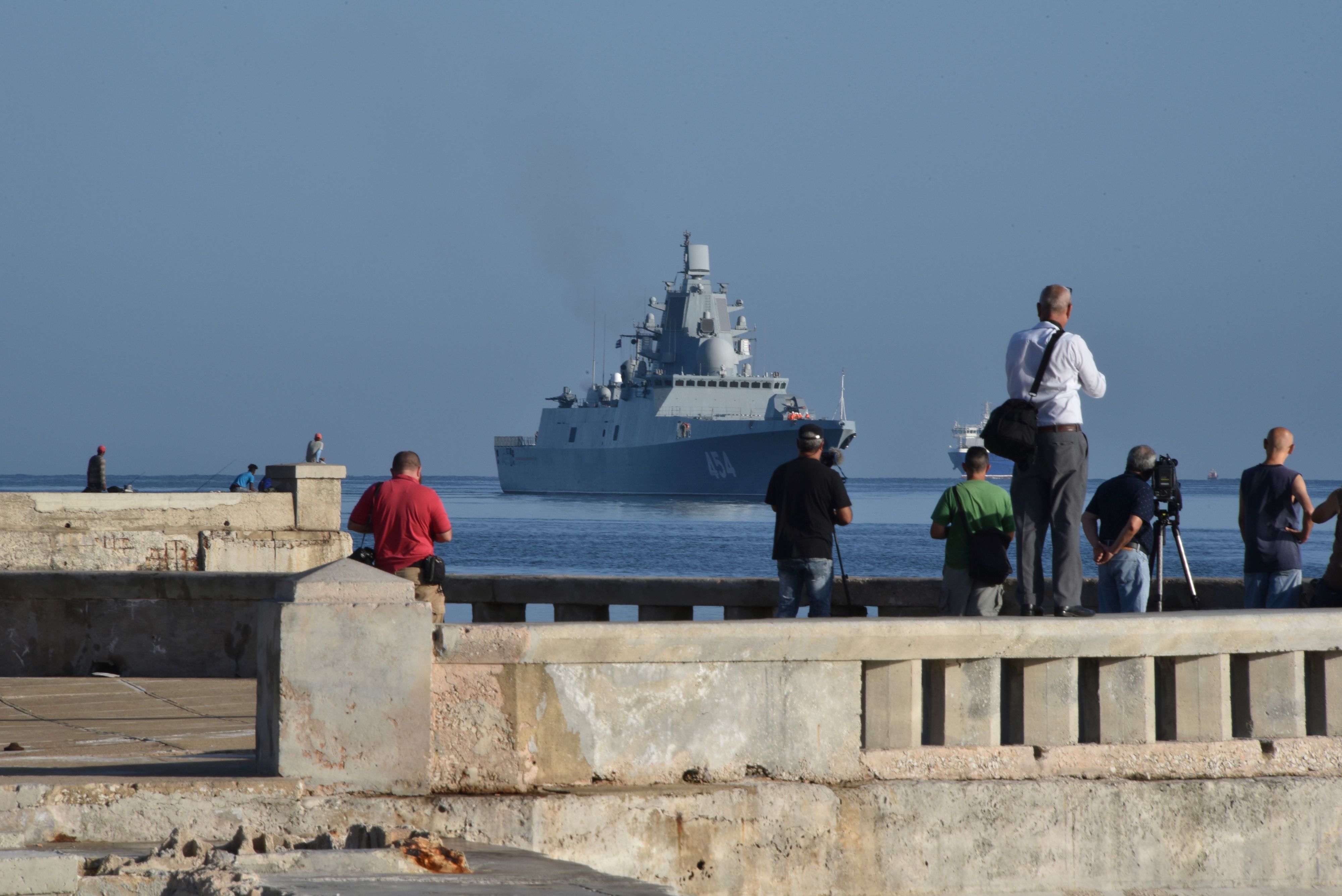 A Russian Navy Warship Is Visiting Havana